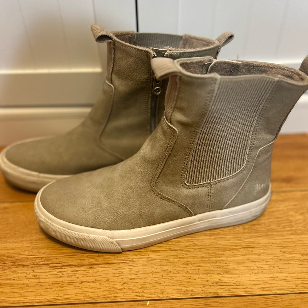 Blowfish Beige High-Top Sneakers